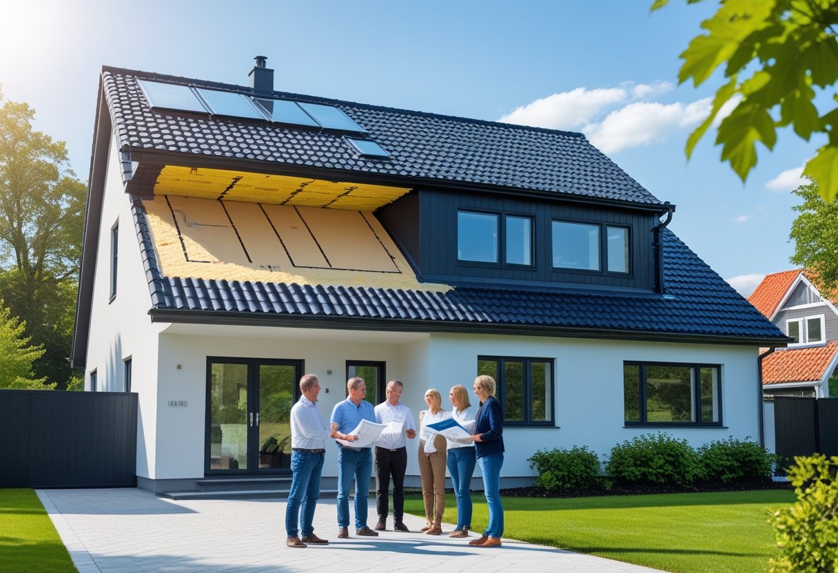 Energibesparelser med hulmursisolering og nyt tag Faaborg tilbud