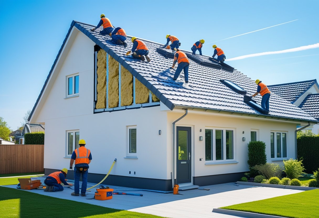 Sådan forbedrer du dit hjem med hulmursisolering og nyt tag